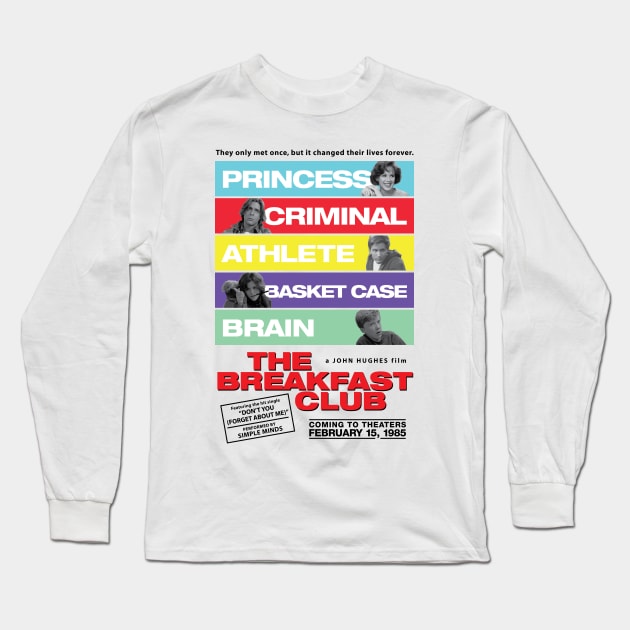 The Breakfast Club Long Sleeve T-Shirt by JasperAndHarley